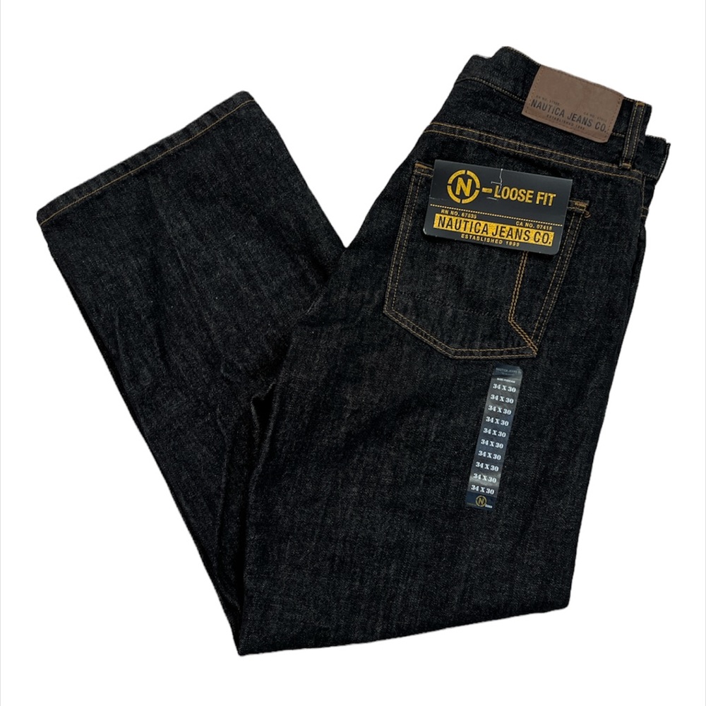 Nautica Men’s Loose Fit Jeans (34x30)